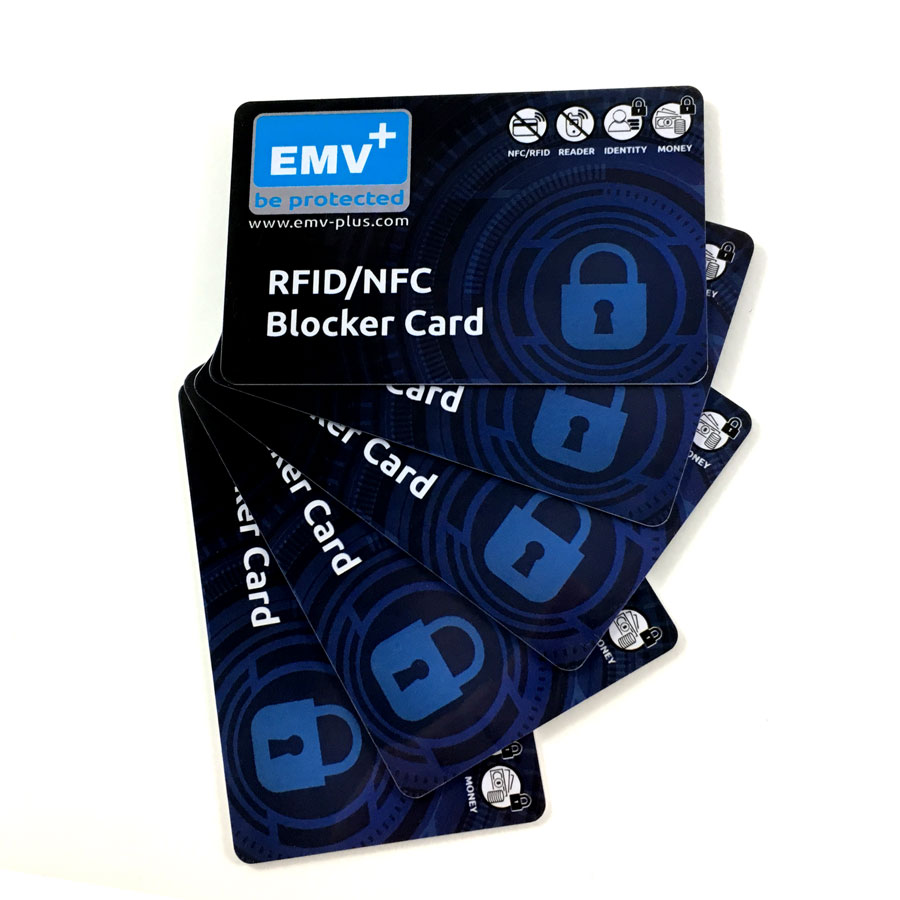 Xzeemo 10 x Scheckkartenhülle, RFID Blocker Kartenhülle, RFID Blocking NFC  Schutzhüllen, RFID NFC Blocker Schutzhülle AbschirmungSchutz, Schutzkarte
