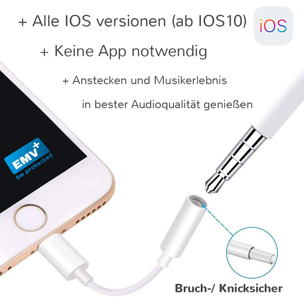 Kopfhörer-Adapter für iPhone Dongle kompatibel Rot,Gold,Silber,Schwarz Für Apple 